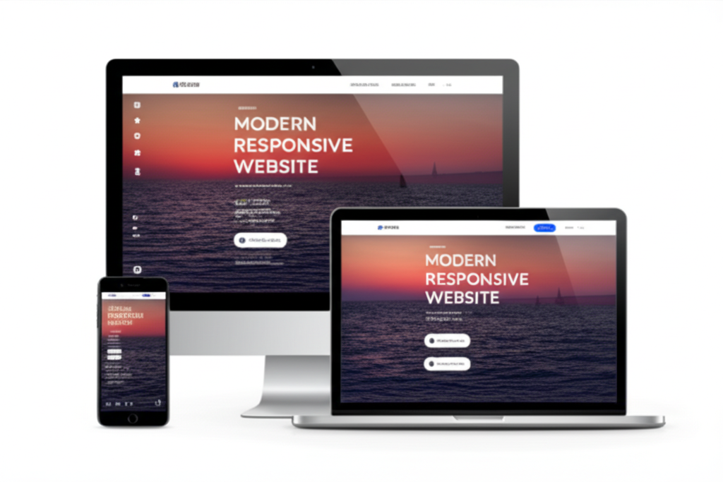 Modern website design
